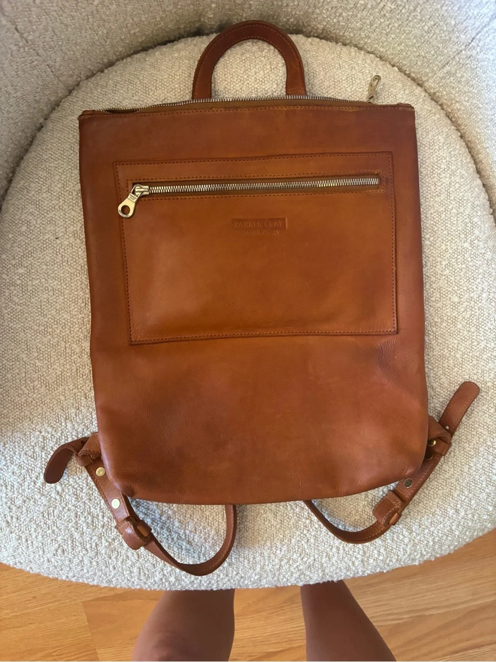 Parker Clay Miramar Leather Backpack